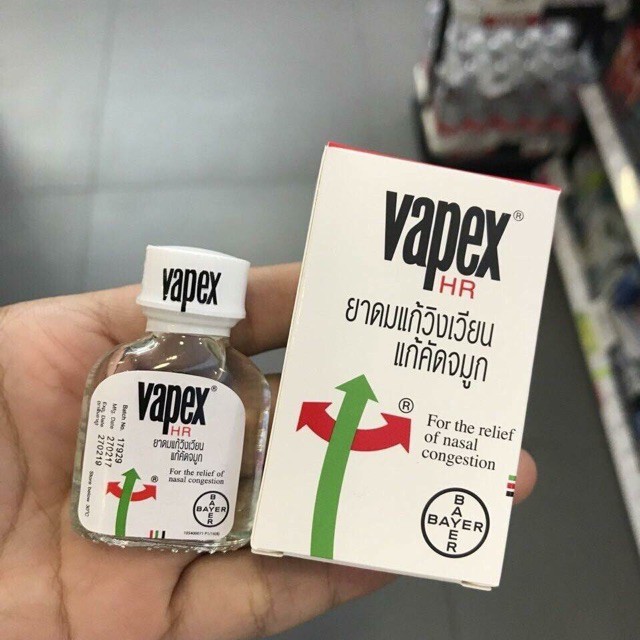 Dầu trị nghẹt mũi nhức đầu VAPEX THÁI LAN 5ml