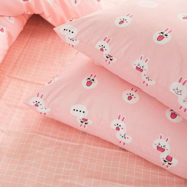 100% Cotton Vỏ Gối 48X74 Cm Người Lớn Đáng Yêu Trong Gió Bộ Ruột Gối Đơn Trái Tim Cô Gái Vỏ Gối