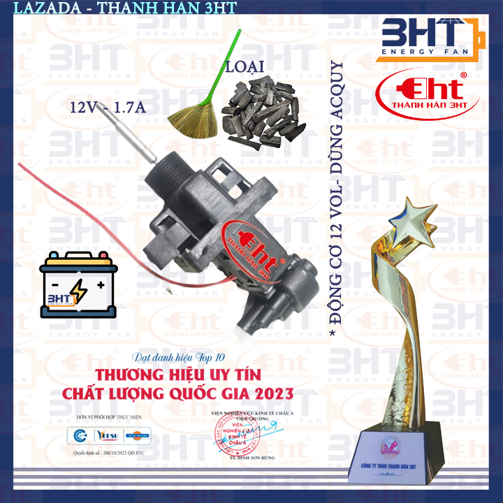Đầu quạt 12v DC - 3HT