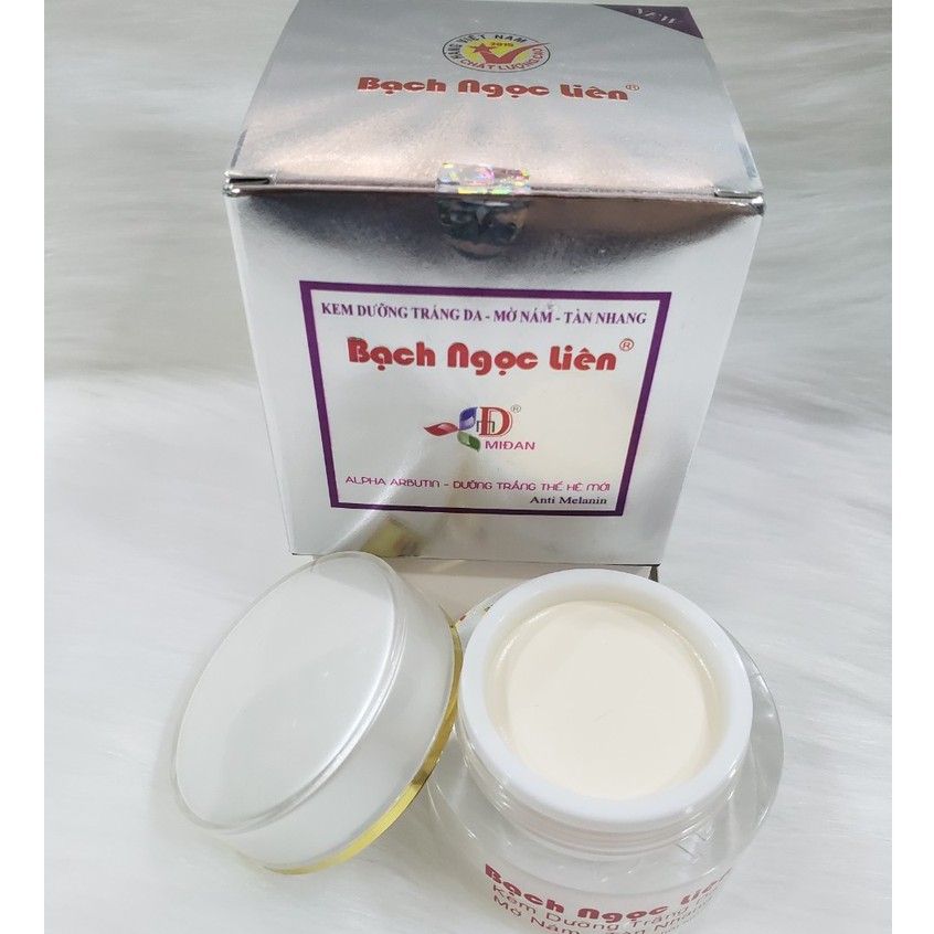 [HCM]Kem dưỡng trắng da mặt Bạch Ngọc Liên 20gr