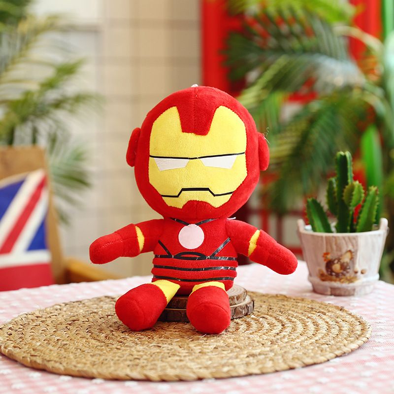 Gấu Bông Siêu Anh Hùng Đáng yêu Cho Bé Marvel Avengers Người Sắt Nhện nhân Batman Captain America Iron Man Spiderman