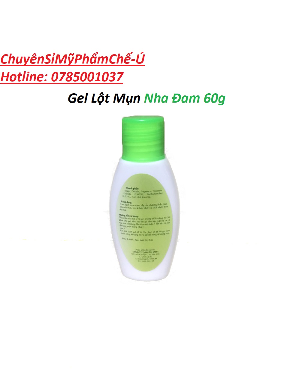 Gel Lột Mụn 60g (Than Tre, Nha Đam)