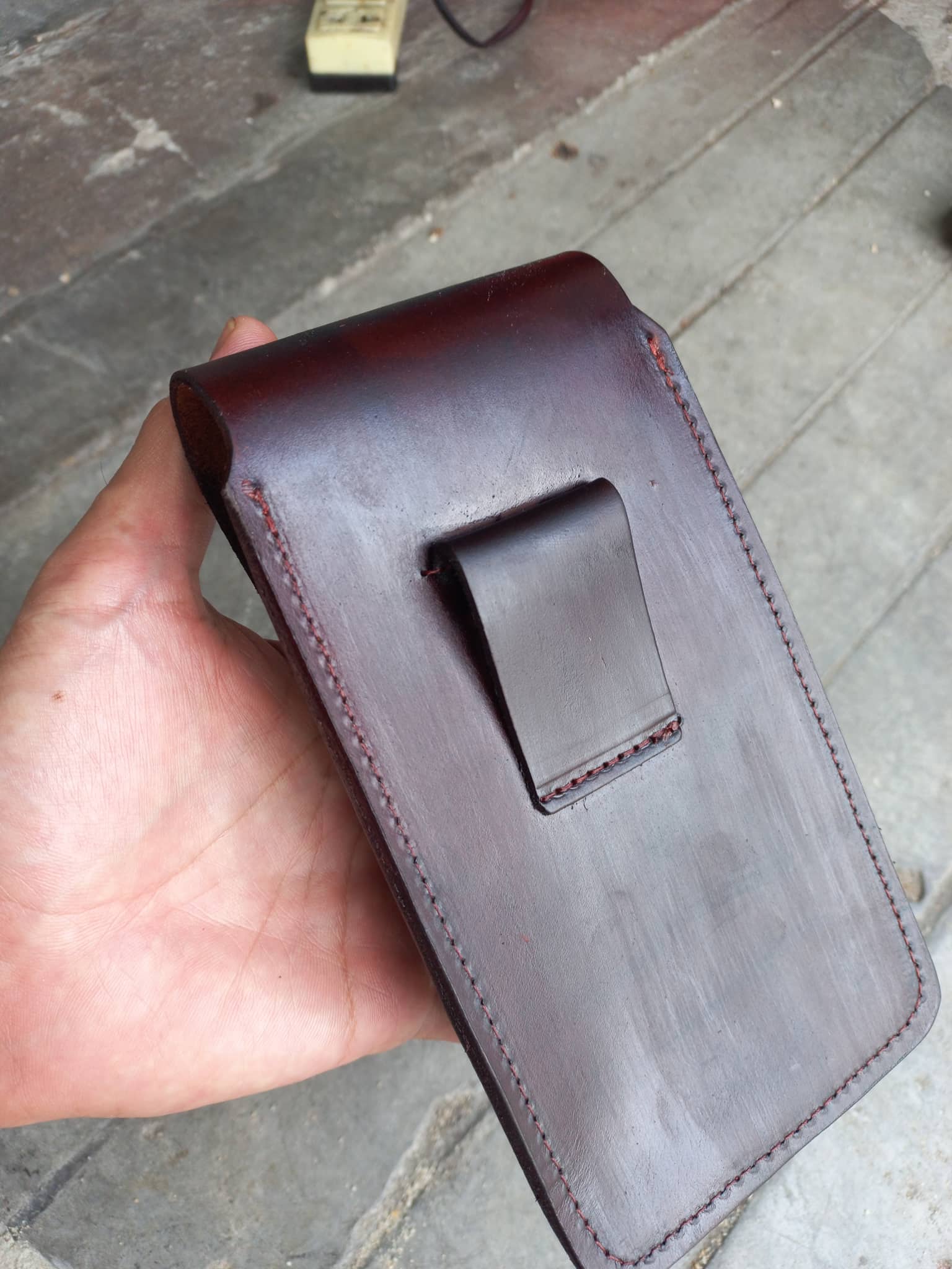Bao Da Điện Thoại Kèm Zippo Đeo Dây Nịt