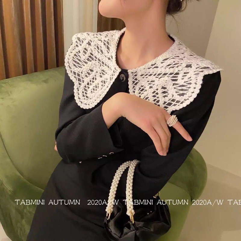 Cổ thêu hàn quốc!