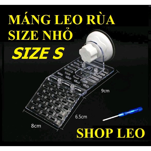 [Hoàn Tiền 10%]MÁNG LEO CHO RÙA NƯỚC MIKA SIZE TO - Phụ kiện bò sát - shopleo