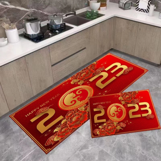 ( 2 THẢM TẾT ) Thảm nhà bếp- Bộ thảm nhà bếp 2023