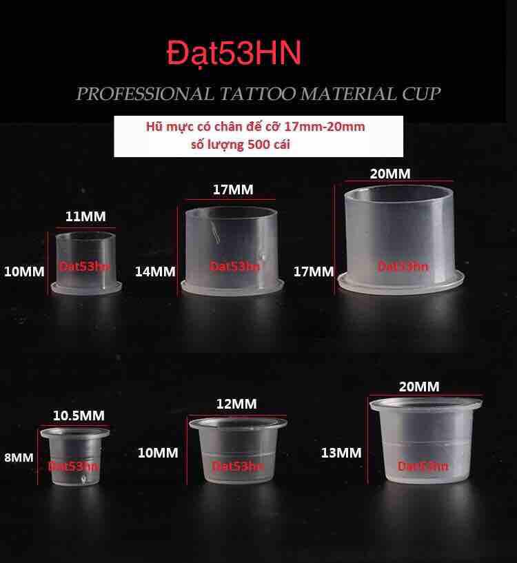 Hũ mực có chân đế cỡ 10mm-11mm