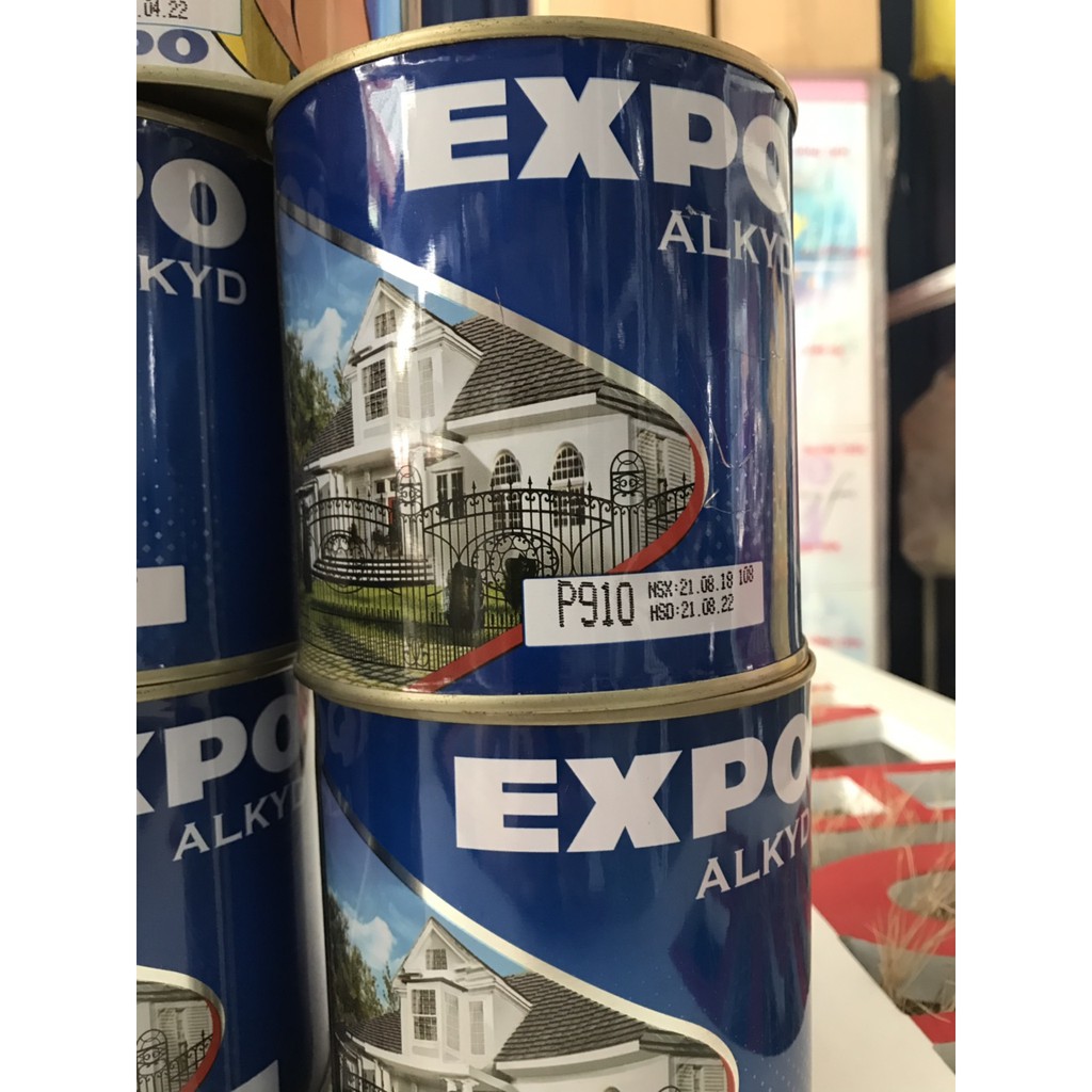 Sơn Sắt, Gỗ Cao Cấp Expo Alkyd ( 800ml)( tặng kèm chổi quét sơn)