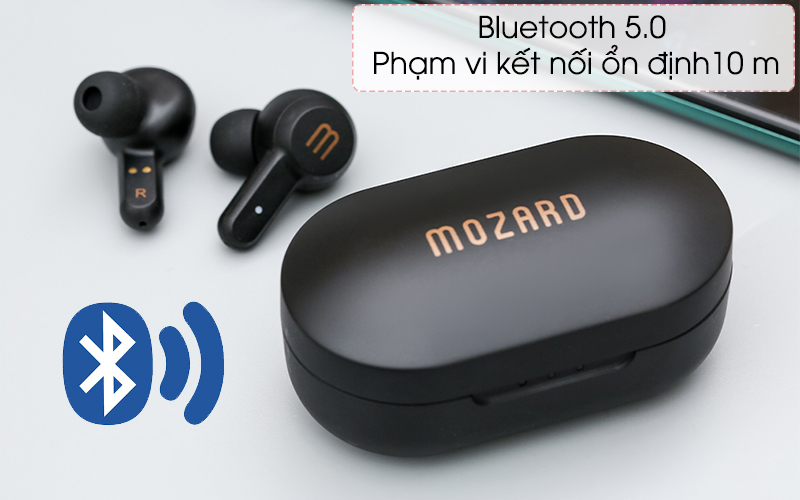 Tai nghe Bluetooth True Wireless Mozard Air 3 Đen