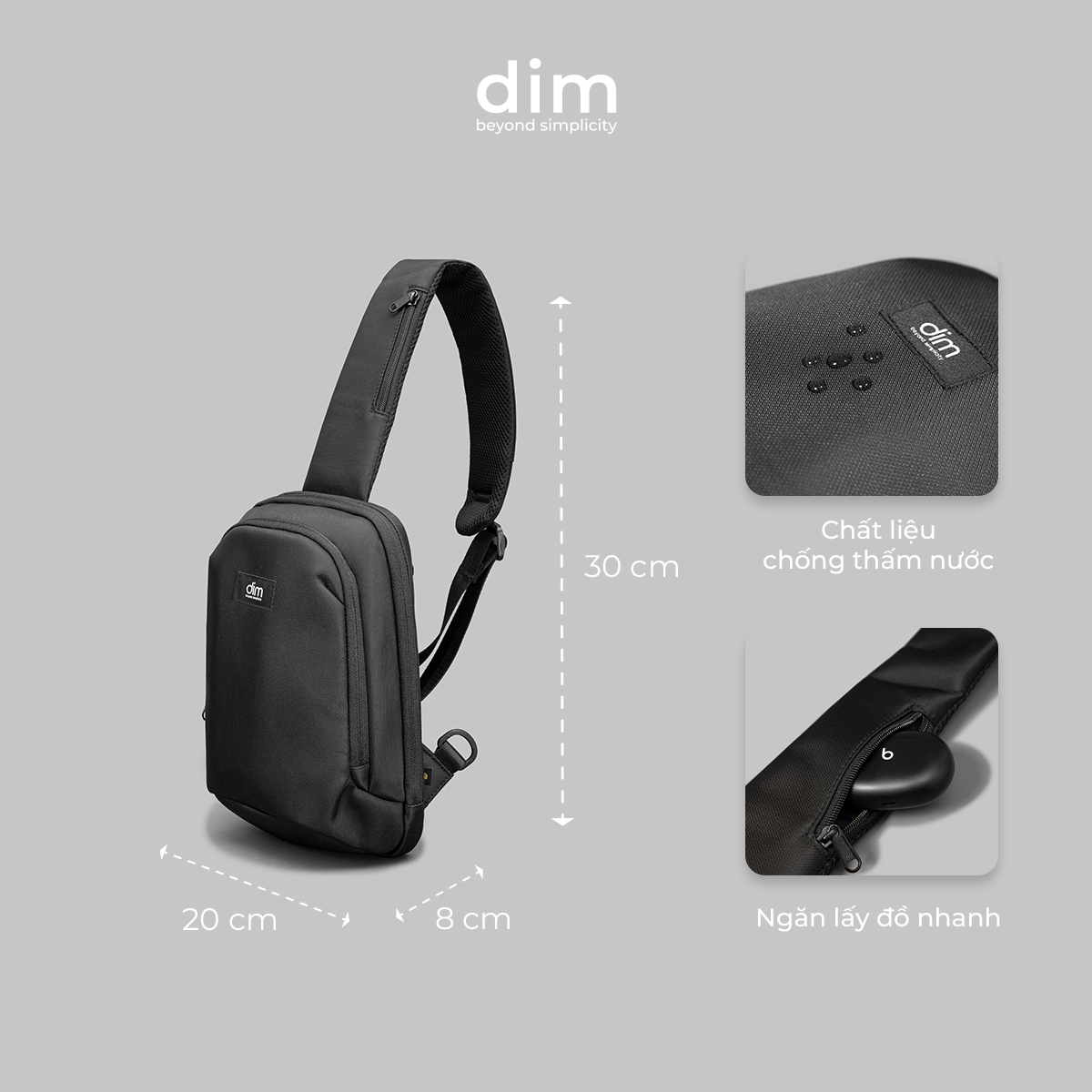 Túi đeo chéo DIM Smart Bag