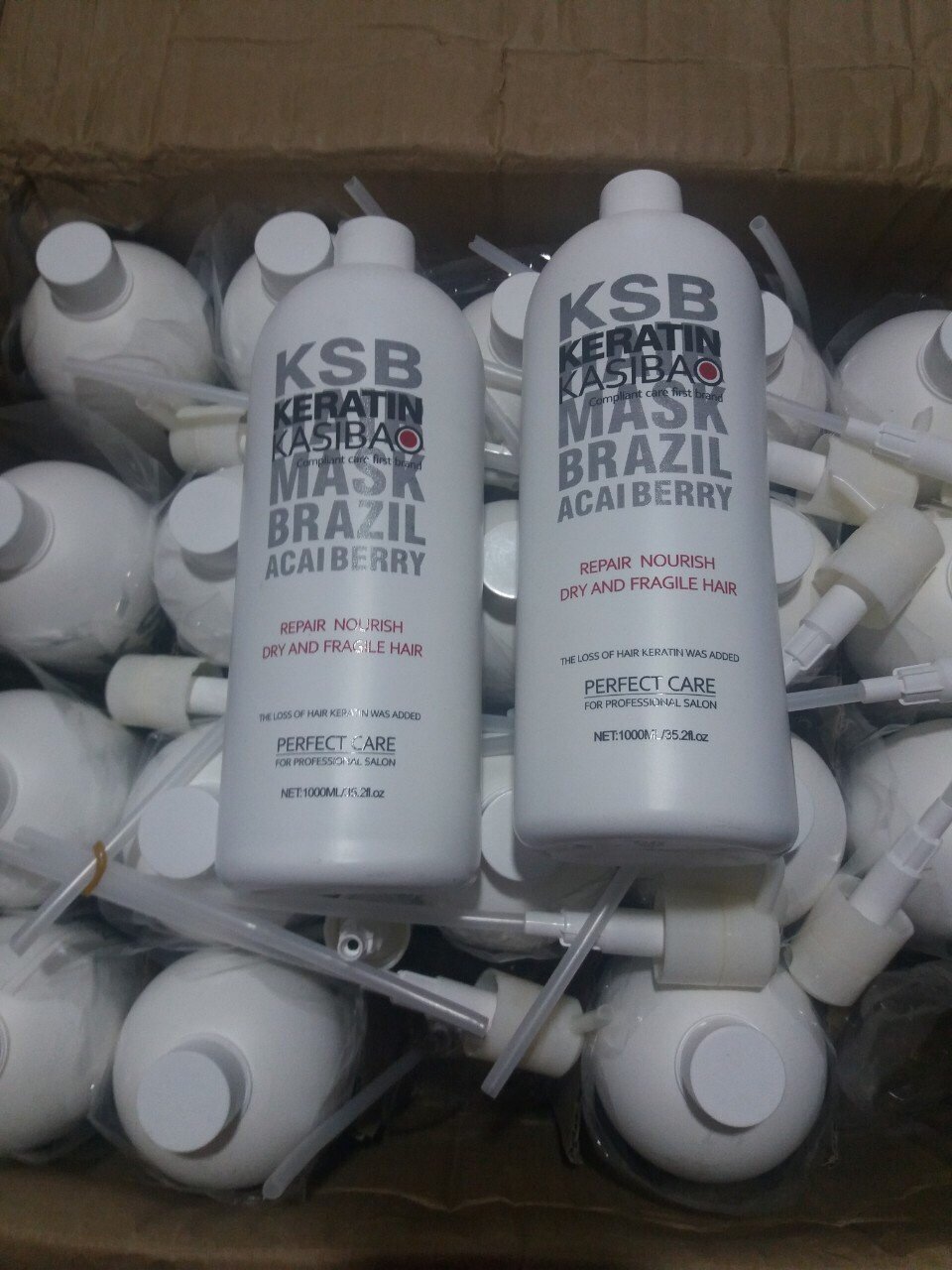 [HCM]Hấp dầu KERATIN KASIBAO KSB BRAZIL 1000ml