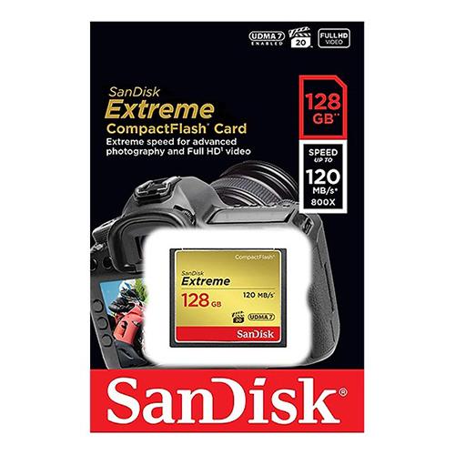 Thẻ nhớ CF Sandisk Extreme 128GB 800x 120MB/s