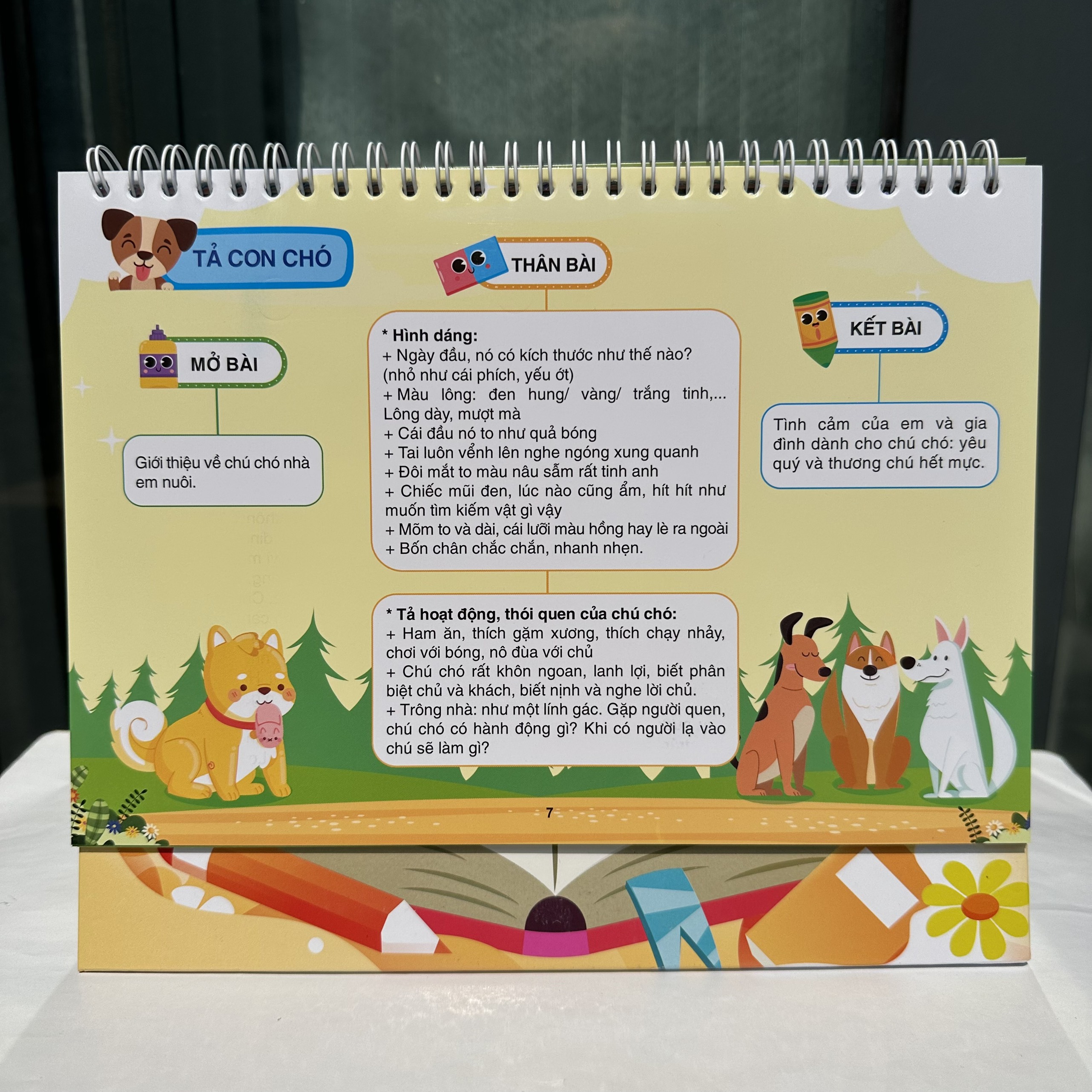 Sách - Bộ Lịch Công Thức Làm Văn Tiểu Học (Phiên bản 5.0)