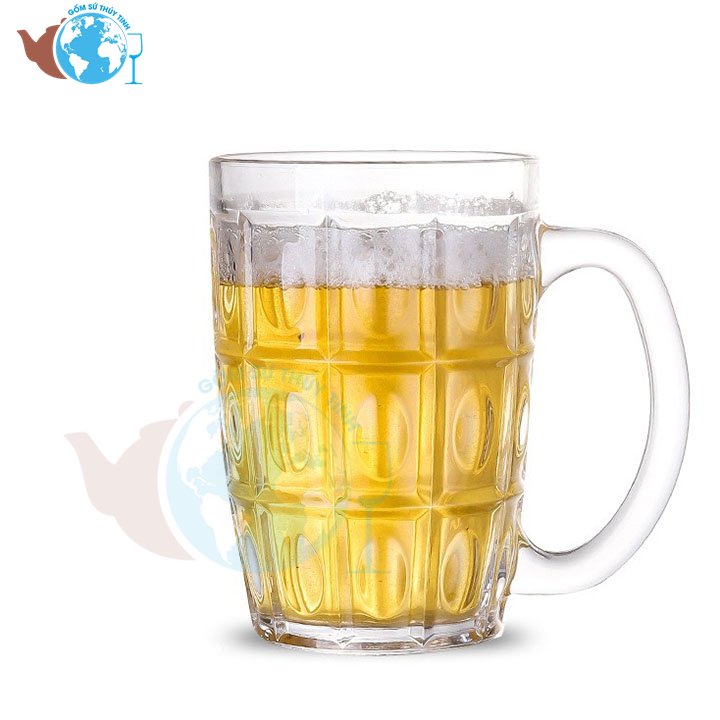 BỘ 6 LY] Bộ 6 ly thủy tinh uống bia truyền thống - Ly dày đẹp chất lượng |  Lazada.vn