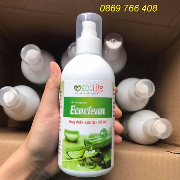 Gel diệt khuẩn Ecoclean-Rửa tay khô