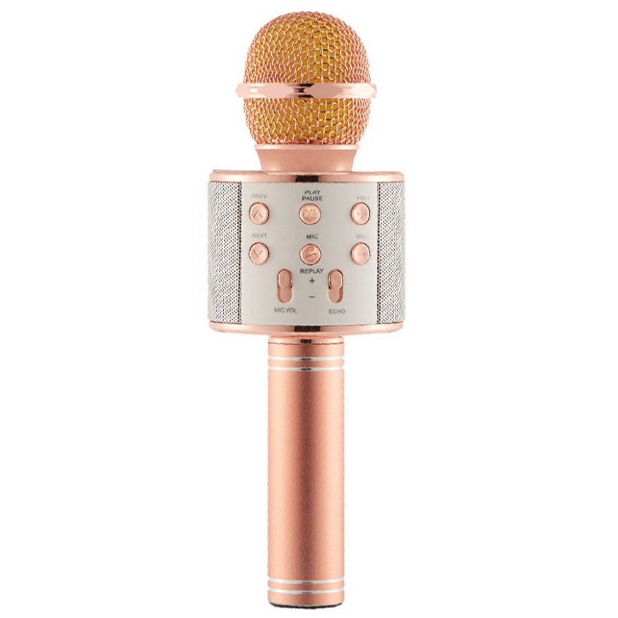 Mic Karaoke WS 858 - Mic Hát Không Dây Kết Nối Blutooth