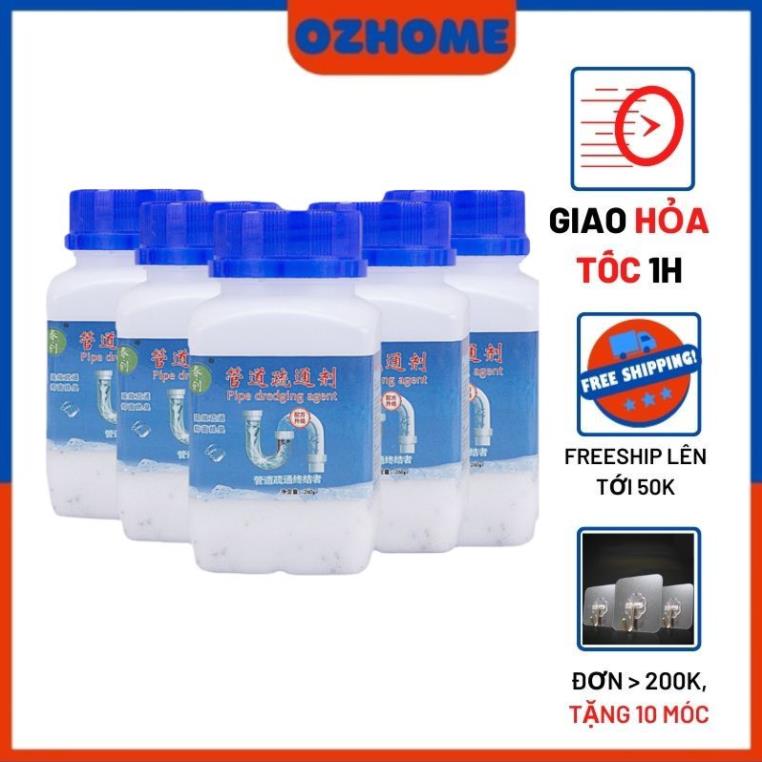 Bột thông cống ozhome - thế hệ mới ,thông bồn cầu thần thánh ,thông tắc bồn cầu nhanh chóng