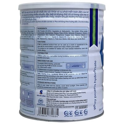 Sữa P100 900g (trẻ từ 1 - 10 tuổi)
