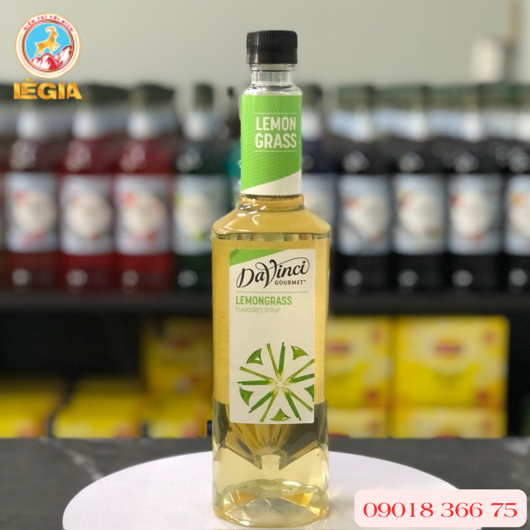 SIRO DAVINCI SẢ 750ML - DAVINCI LEMONGRASS SYRUP