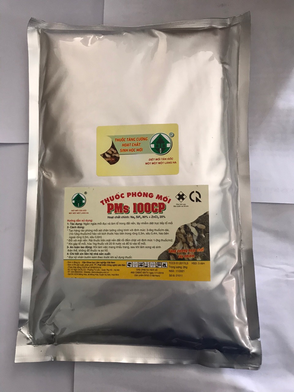 Thuốc Bột Phòng Chống Mối PMS 100 CP – Chống mối cho nhà mới