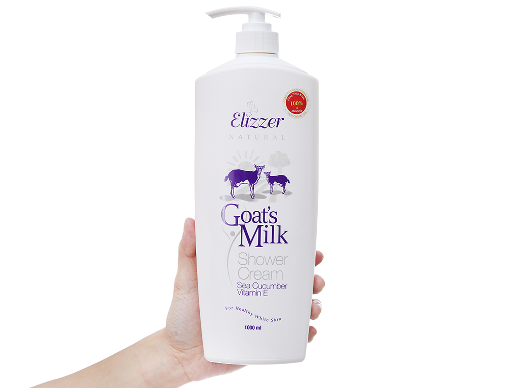 sữa tắm Elizzer Dê dưỡng sáng da 1L