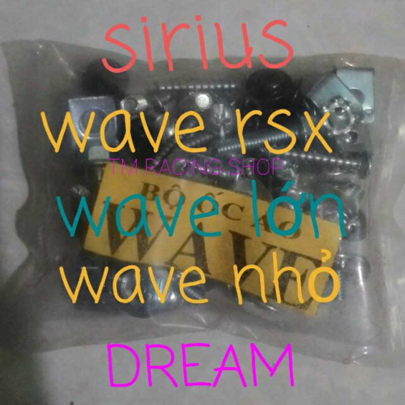 Ốc áo dream wave rs neo sirius wave s 110 exciter... các loại xe