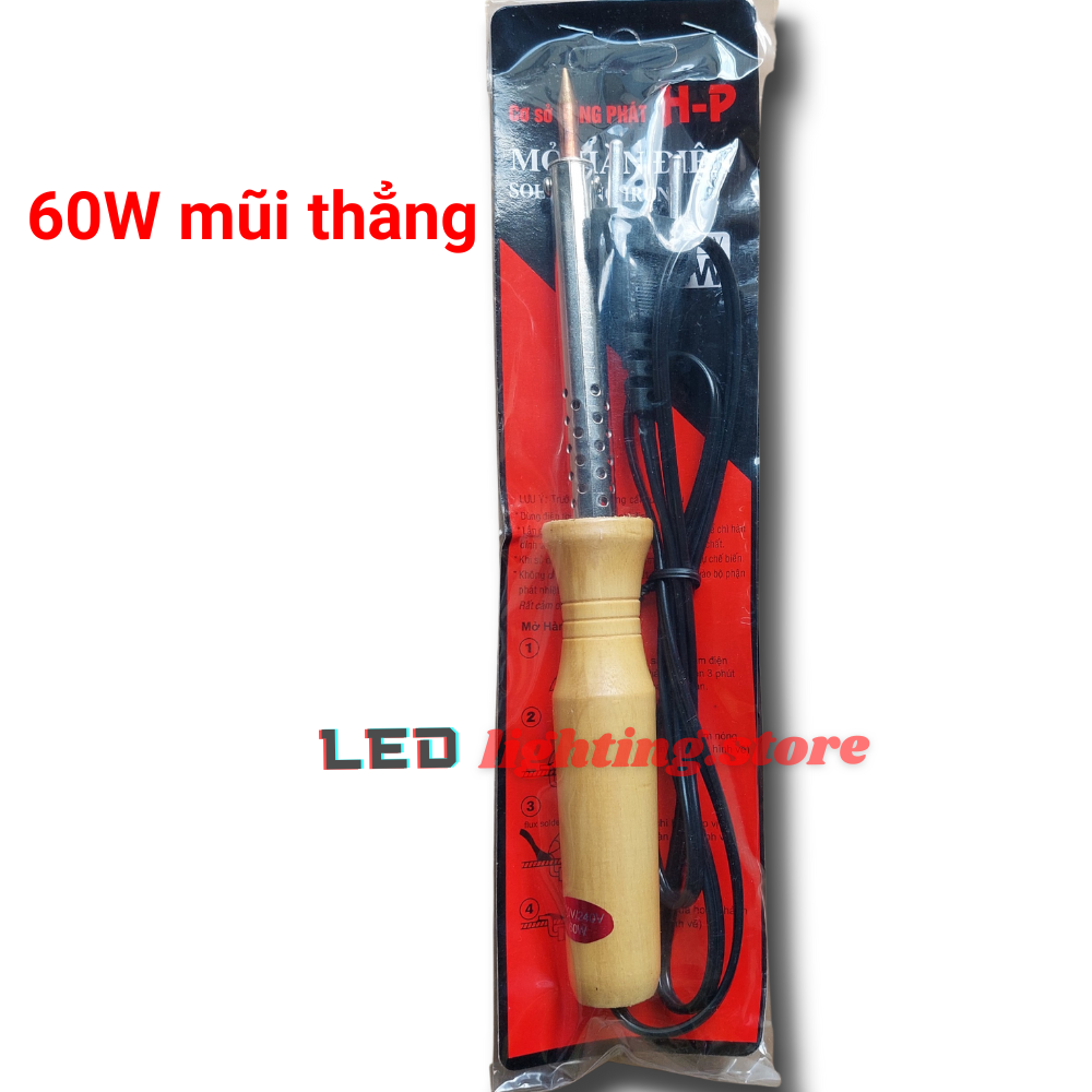 Mỏ hàn Chì Cán Gỗ HP - 40W - 60W - 80W - 100W