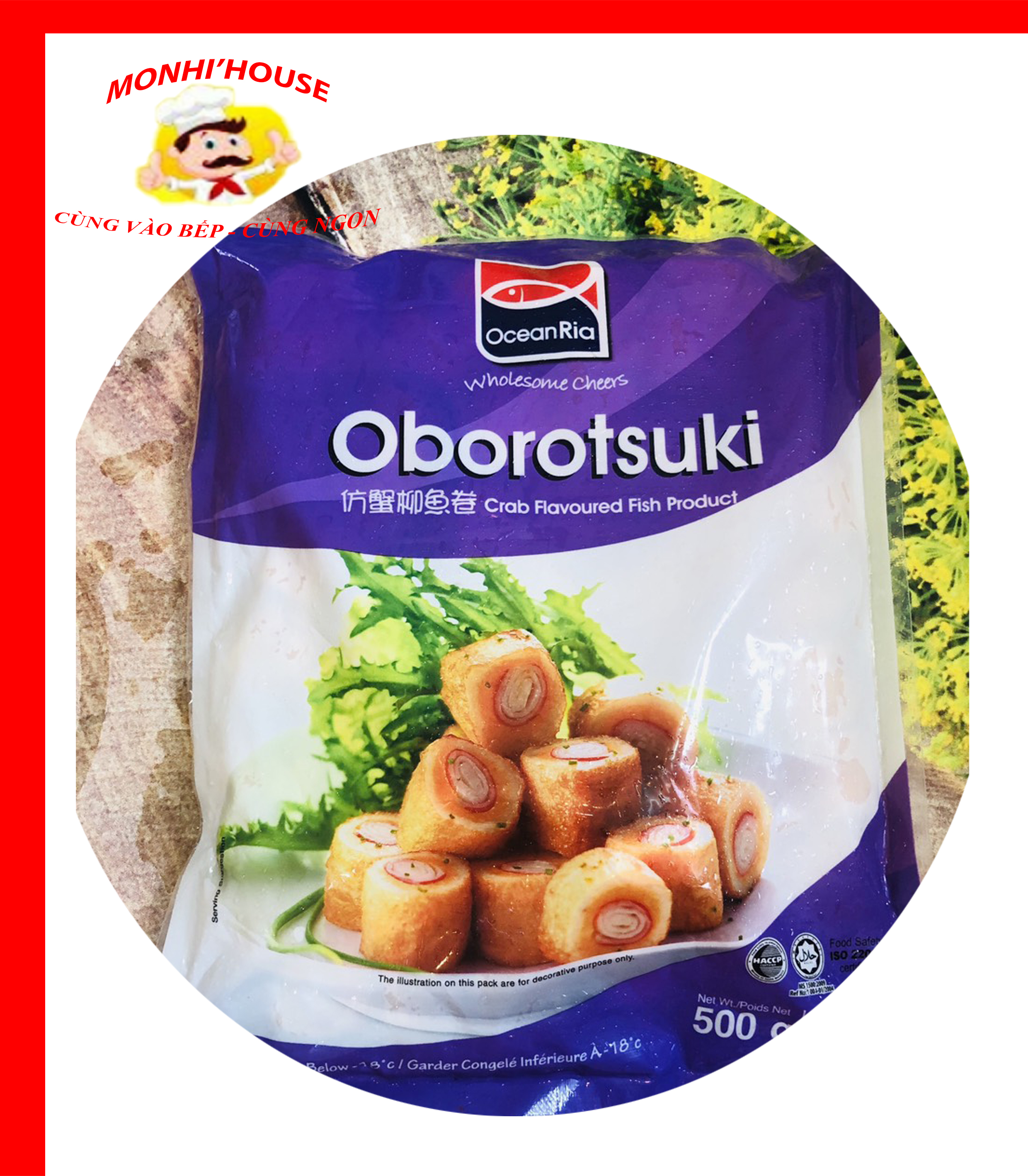 100g Chả cá cuộn thanh cua Malaysia