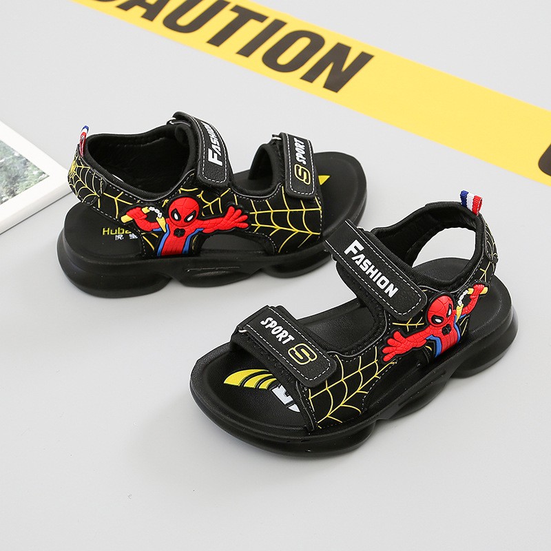 Sandal bé trai đi học, đi chơi chất liệu da cao cấp mềm, êm chân size 30-37 hàng Quảng Châu - SDT07