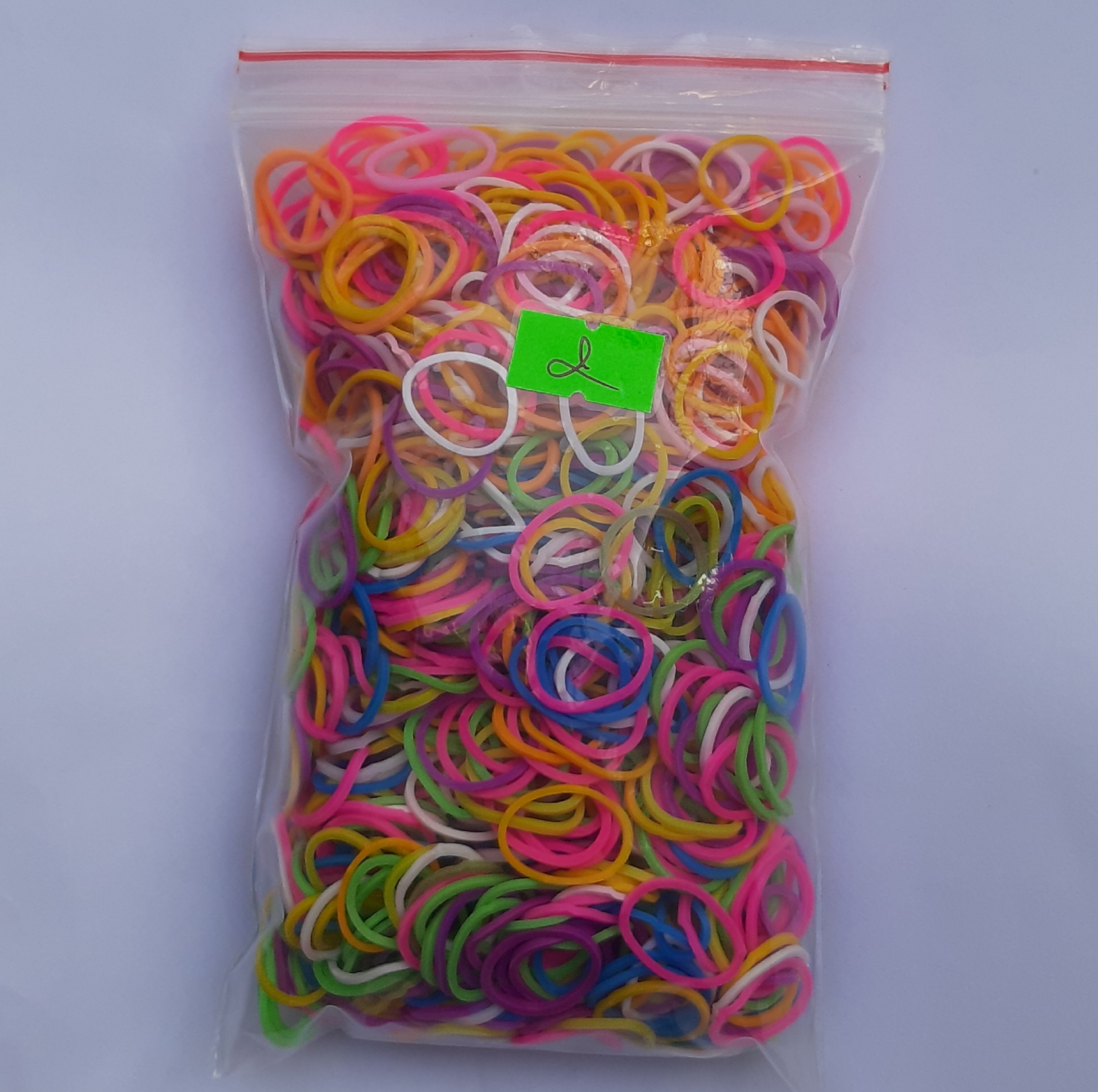 Túi 100g thun (chun) cột tóc nhiều màu (01)