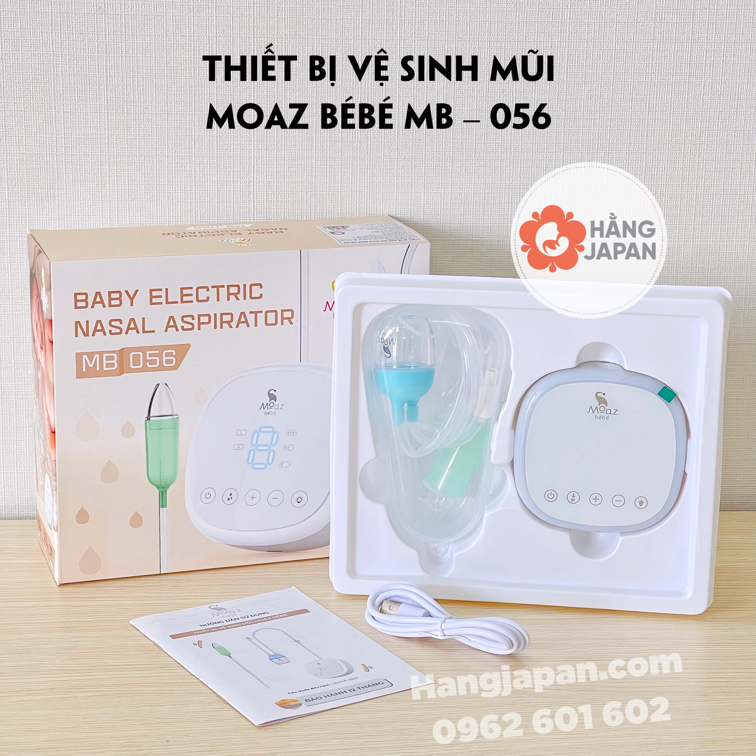 Thiết bị vệ sinh mũi Moaz BéBé MB056 - Bảo Hành 12 tháng