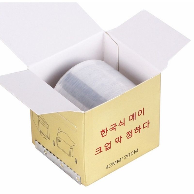 [Thùng 20 cuộn] Cuộn nilon ủ kem tê dùng phun xăm thẩm mỹ môi mày mí (42mm x 200m)