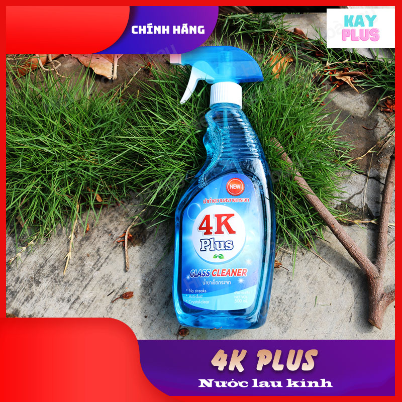 Nước lau kính 4K Plus - 500ml