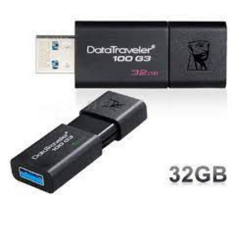 USB 3.0 Kingston 32GB – DataTraveler 100G3 – Hàng Nhập Khẩu – Bảo hành 5 năm