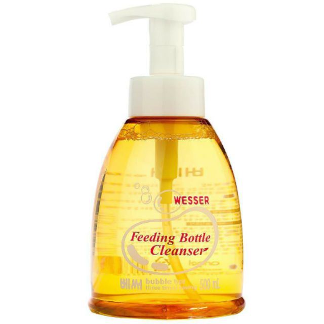 Nước rửa bình sữa kháng khuẩn 500ml wesser nam2
