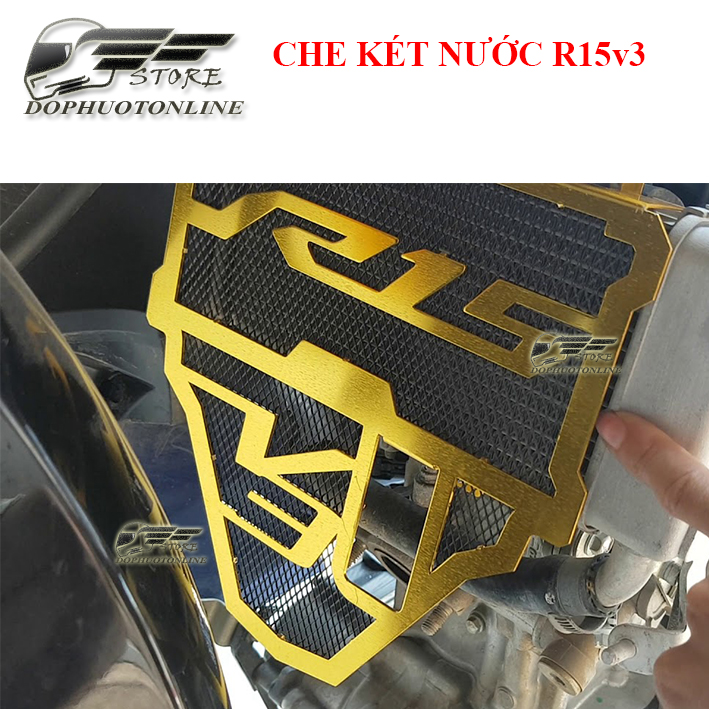 Che Két Nước R15v3 CNC Cao Cấp Lưới Dày