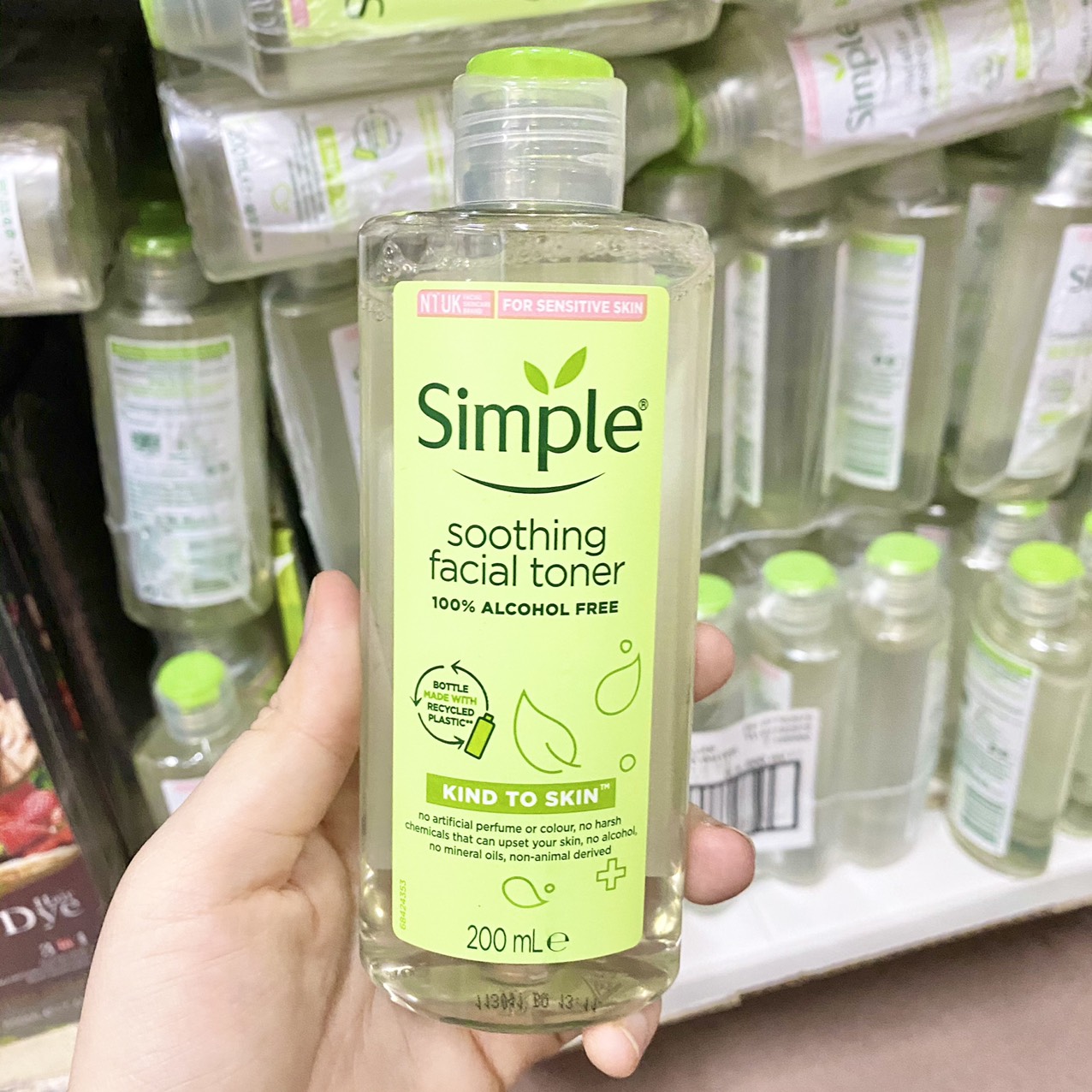 Nước hoa hồng toner Simple