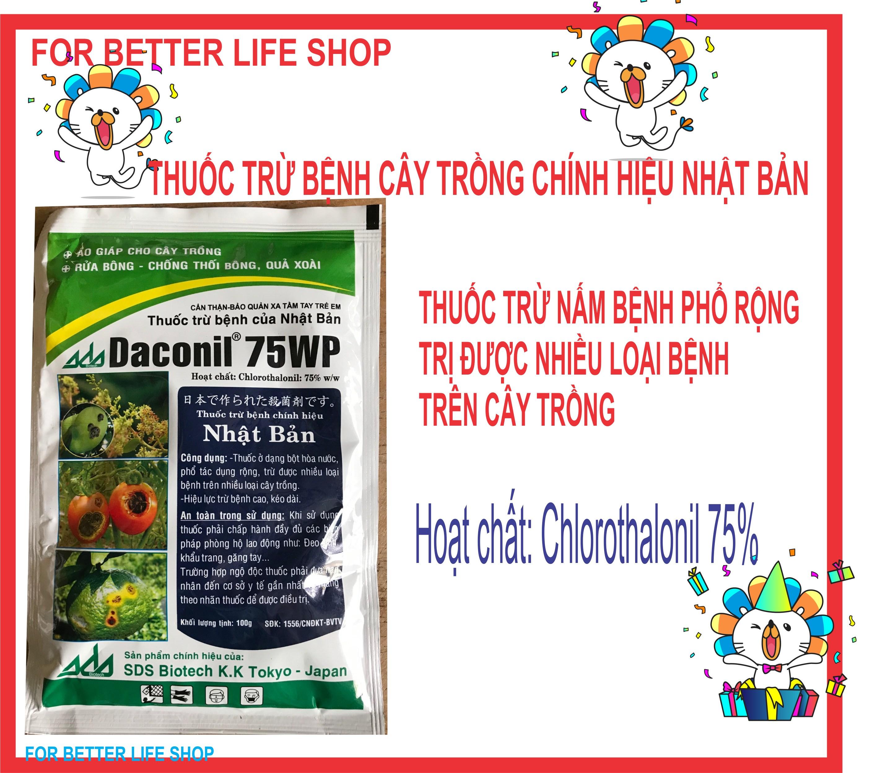 Thuốc Trừ Nấm Bệnh Trên Cây Trồng Daconil 75WP