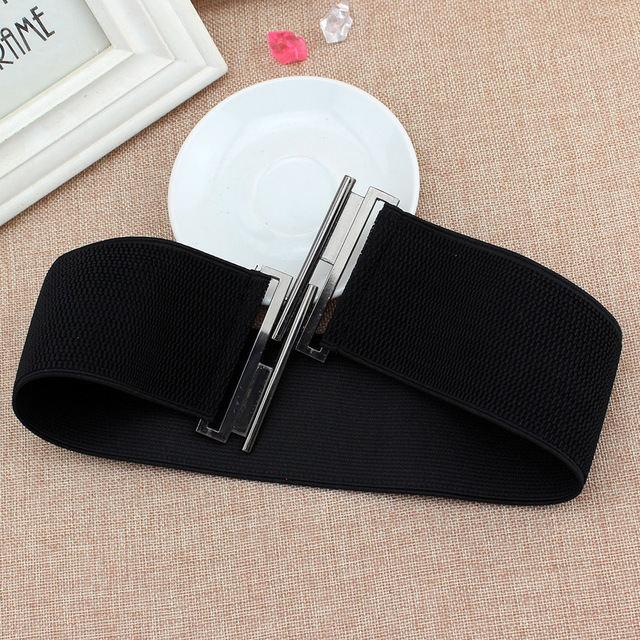 Thắt lưng nữ bản to 6cm phụ kiên dễ phôi đồ