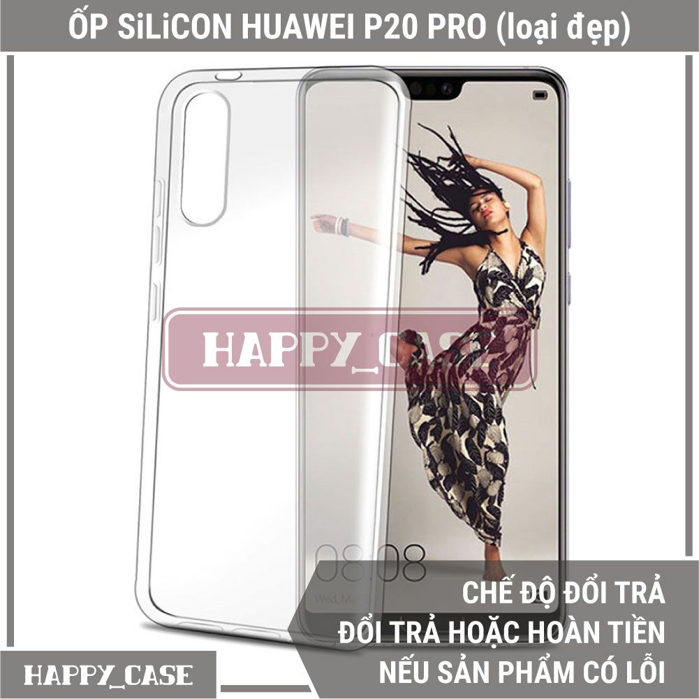 Ốp Lưng Điện Thoại Huawei P20 Pro (Loại Đẹp) Thin Transparent Silicon