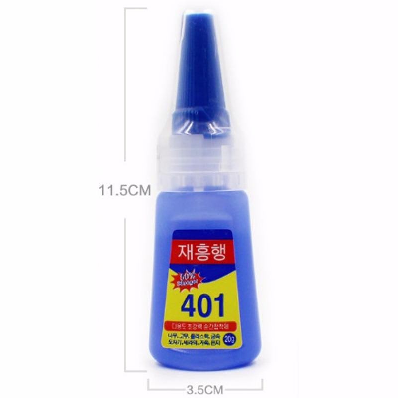 Keo gắn đá 401 , Keo dán móng úp siêu trắc