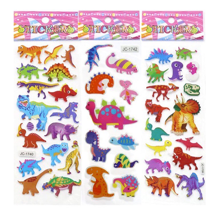 5 Vỉ Sticker 3D Nổi