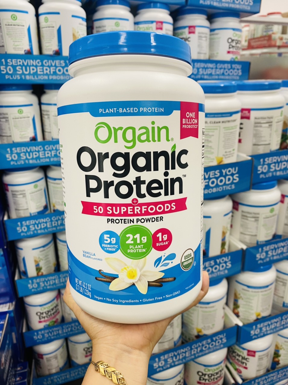 Bột Orgain Organic Protein & Superfoods - Mỹ (1220g)