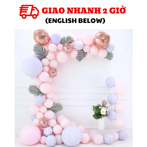 Set bóng trang trí Sinh nhật bé gái BBG04