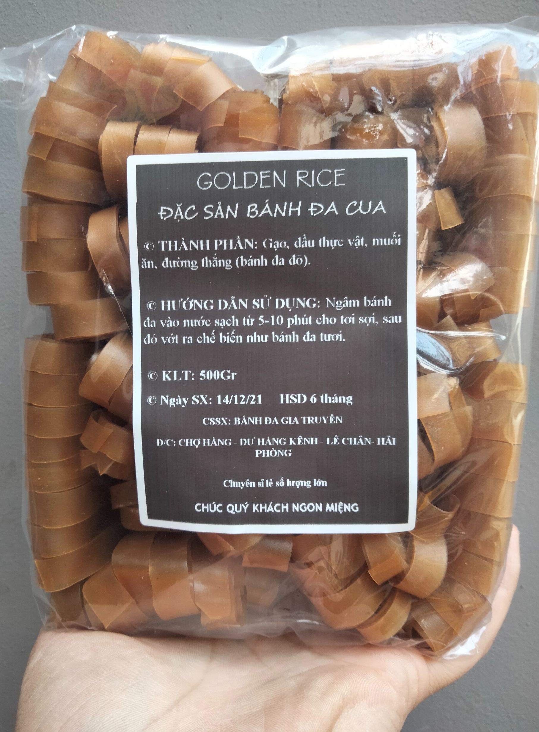 Bánh đa cua Hải Phòng