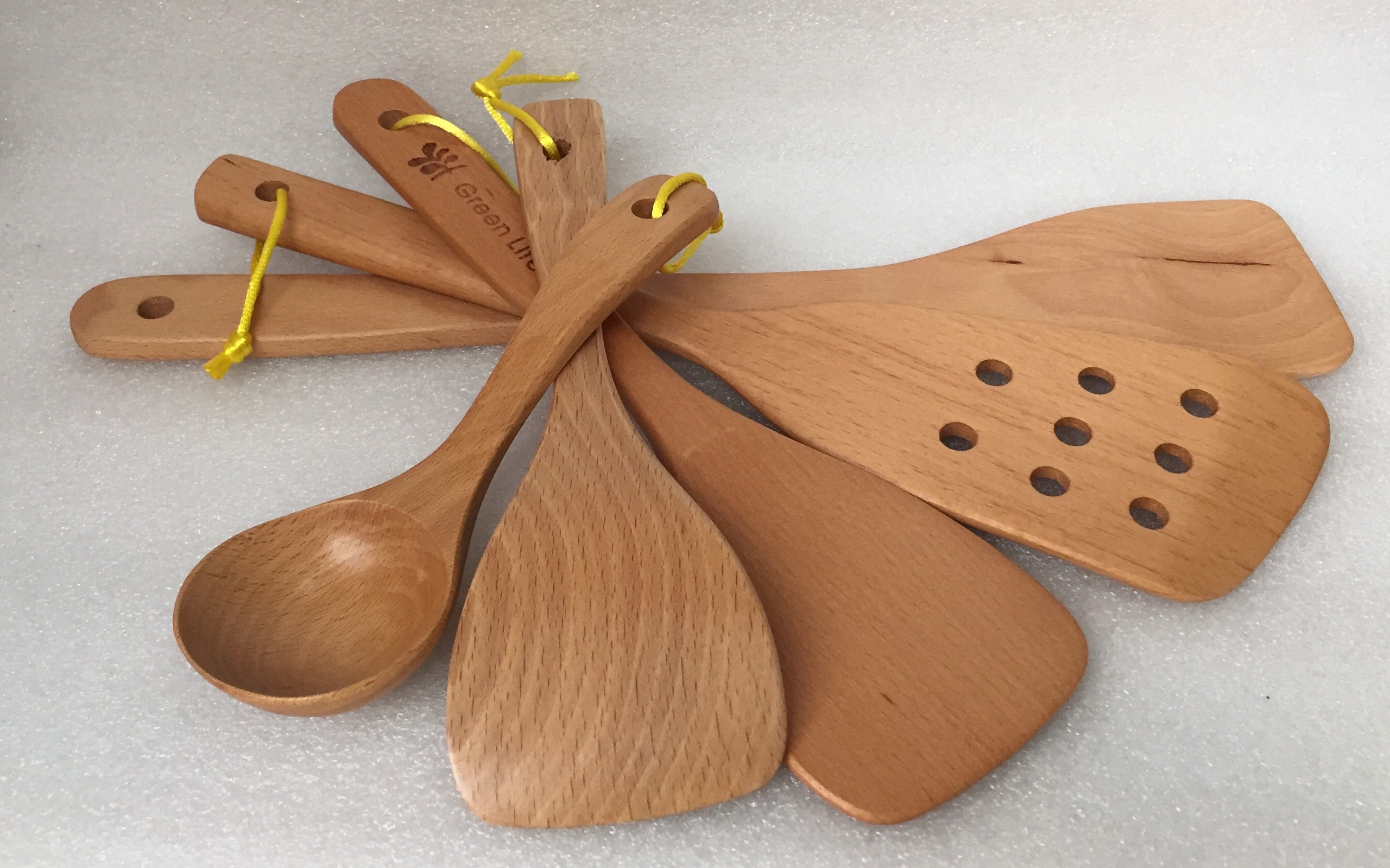 BỘ VÁ SẠN GỖ BEECH THANH TÚ 5 MÓN