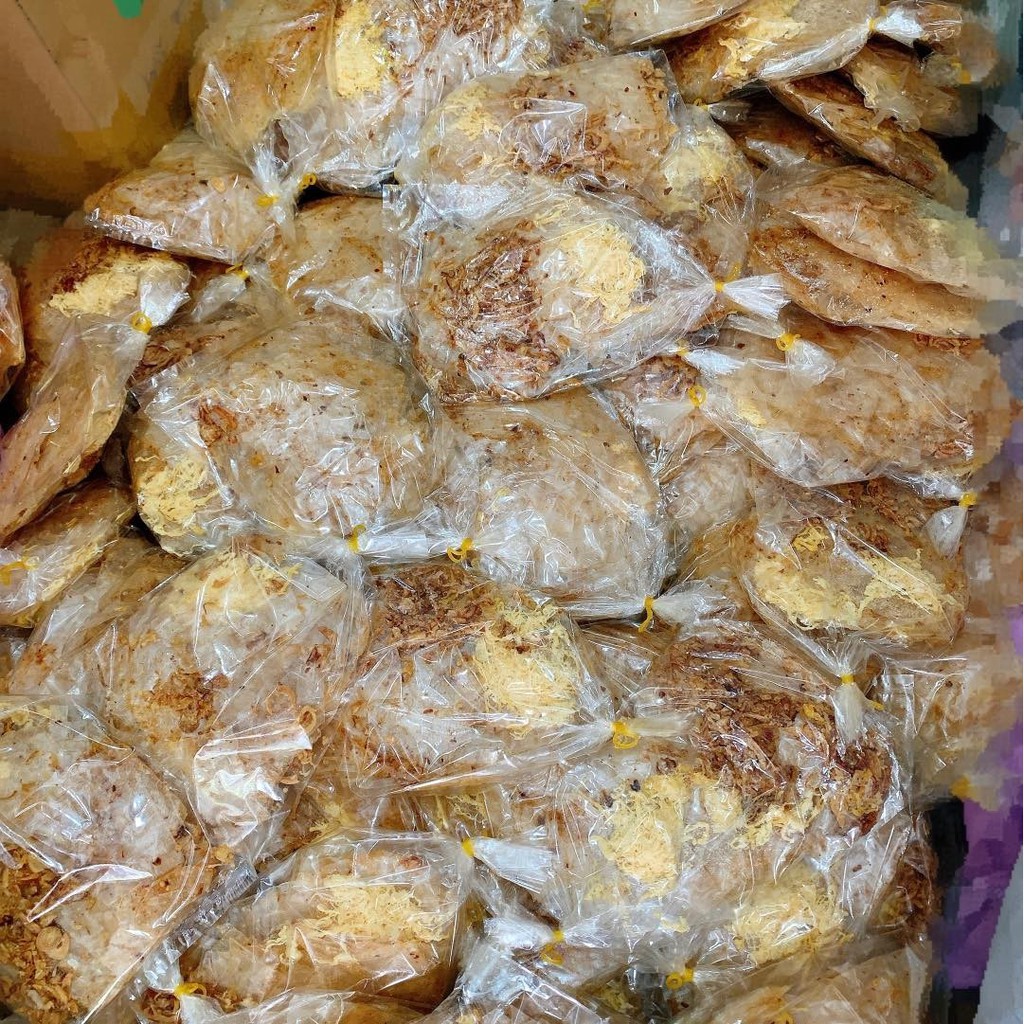 Bánh Tráng Xì Ke Chà Bông Hành Phi