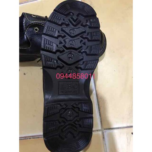 Giày bảo hộ lao động ABC DPH mũi sắt chỉ vàng