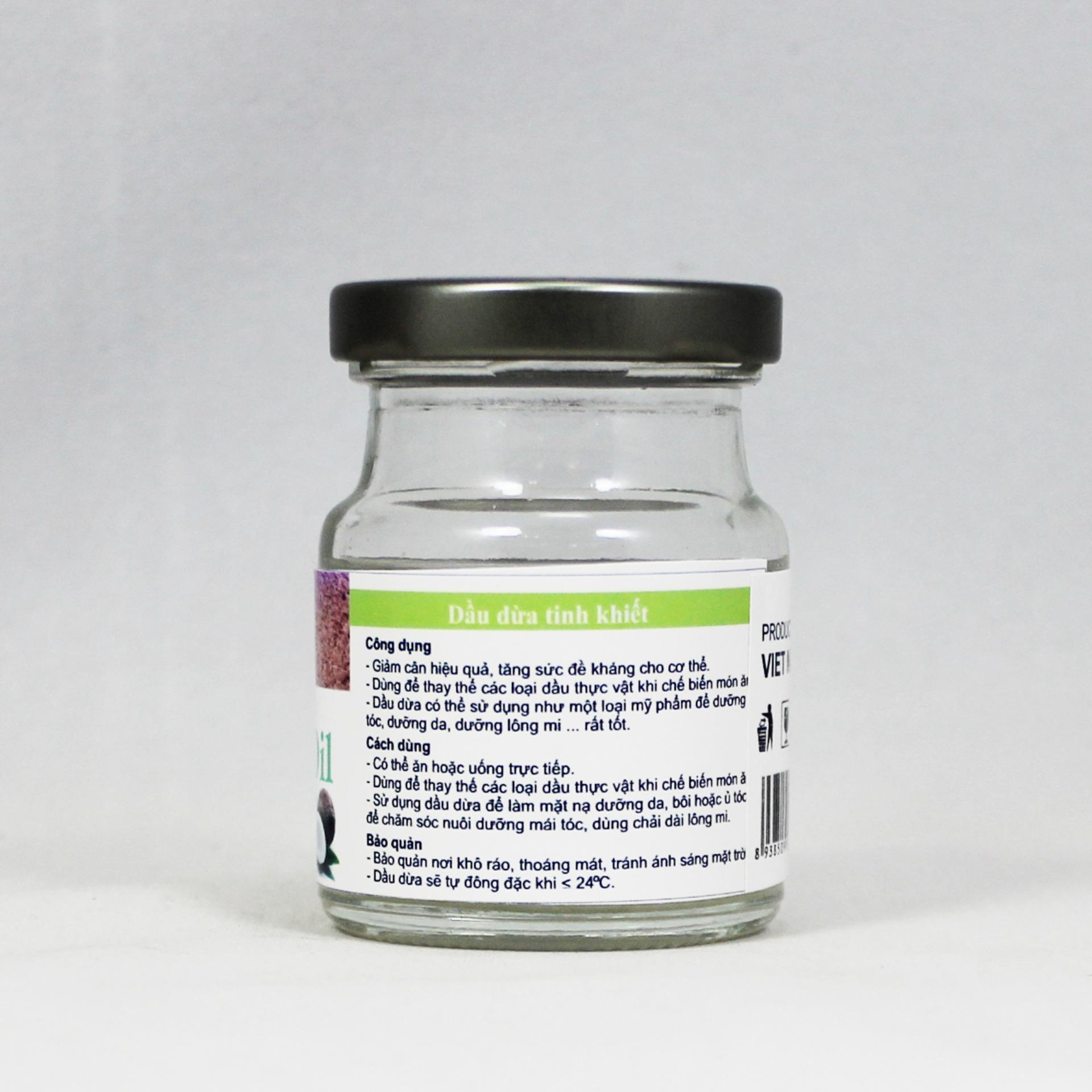 Tinh dầu dừa Kim Vui dạng hũ 80ml