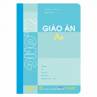 Sổ giáo án A4 - 120 trang; Ms 313